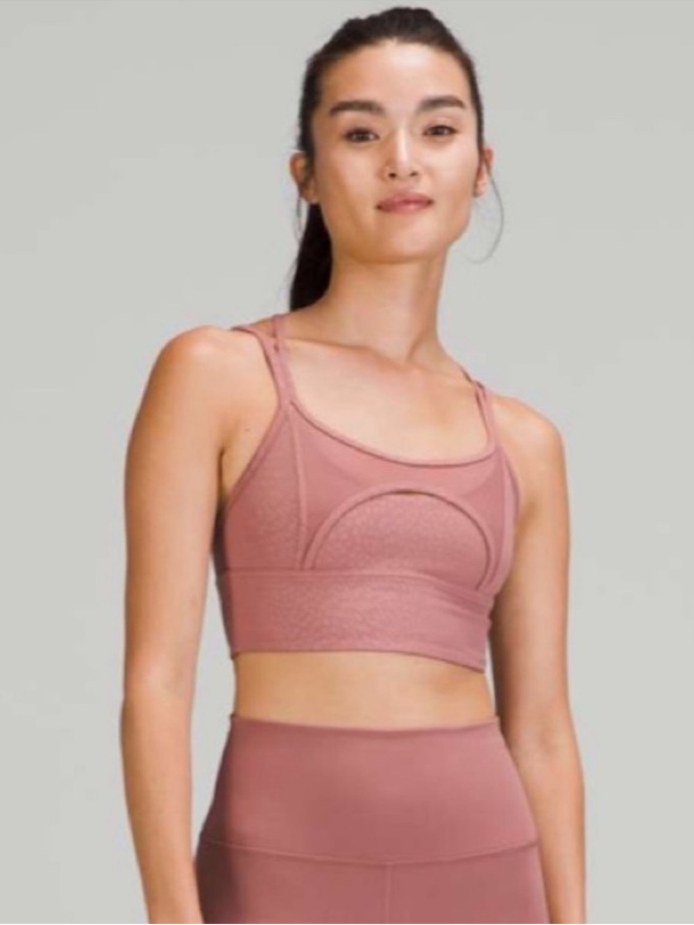 Lululemon Nulu™ and Mesh Yoga Bra *Light Support, A/B Cups